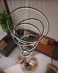 WOMO Stepped Ring LED Chandelier WM2159