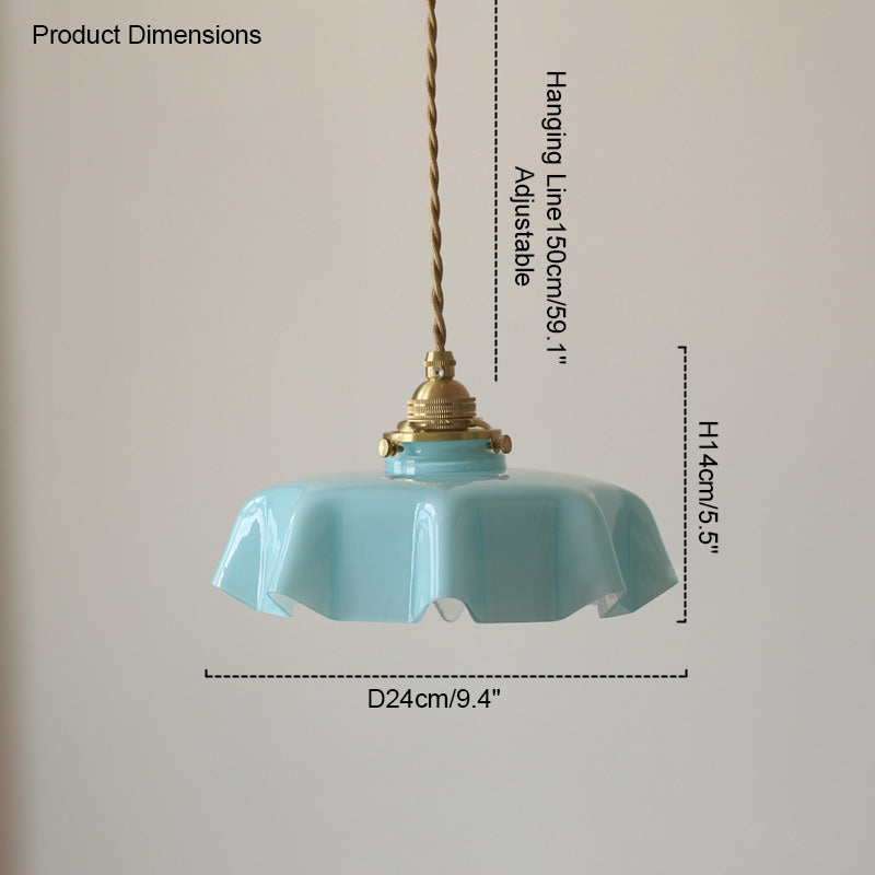 WOMO Retro Glas-Pendelleuchte-WM2084