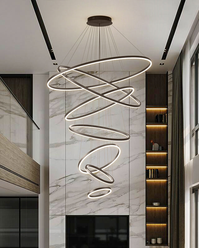 WOMO Stufenring-LED-Kronleuchter-WM2159
