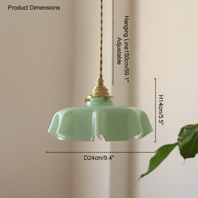 WOMO Retro Glas-Pendelleuchte-WM2084