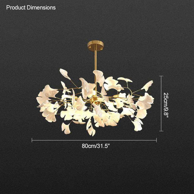 WOMO Gingko-Blatt-Kronleuchter-WM2205