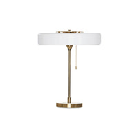 WOMO Mid-Century Round Table Lamp with Pull Chain - WM8009