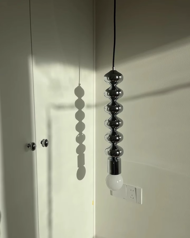 WOMO Bauhaus Perlen Nachttisch Pendelleuchte-WM2133