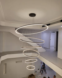 WOMO Stepped Ring LED Chandelier WM2159