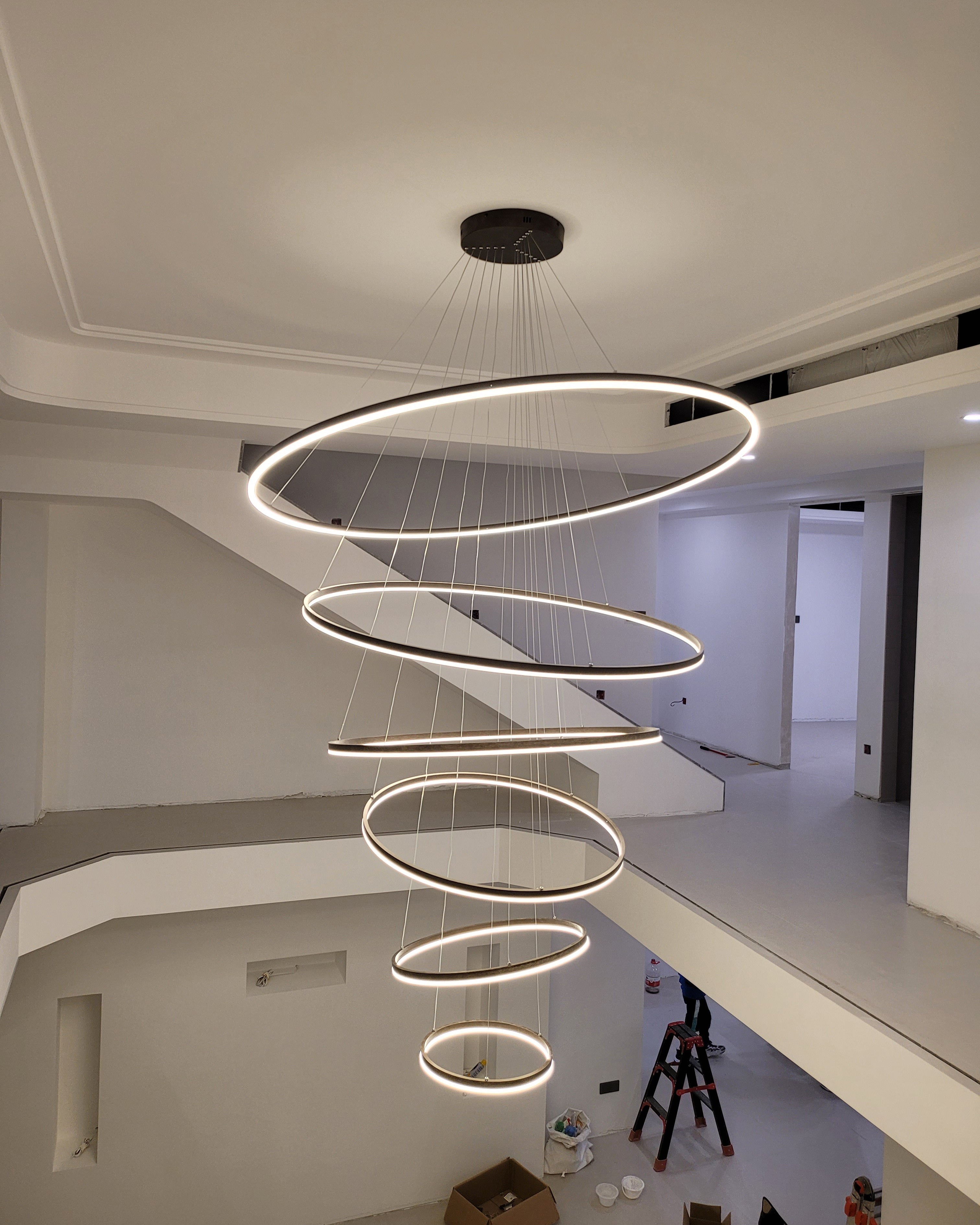 WOMO Stufenring-LED-Kronleuchter-WM2159