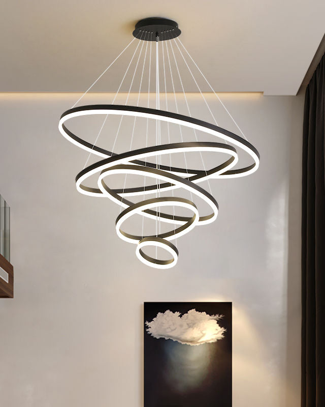 WOMO Stufenring-LED-Kronleuchter-WM2159