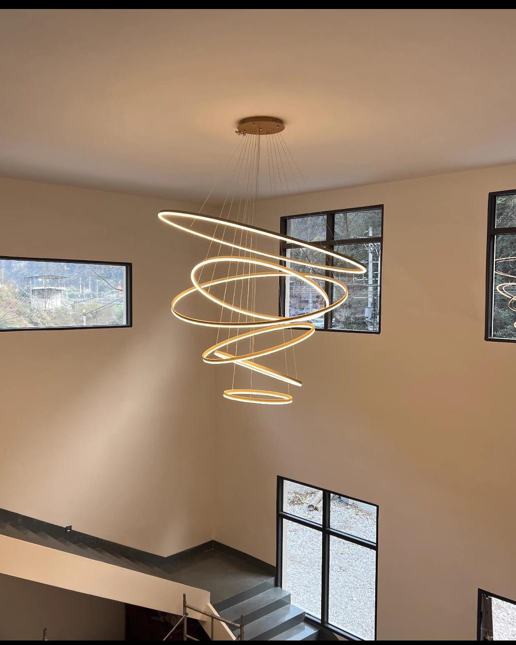 WOMO Stufenring-LED-Kronleuchter-WM2159