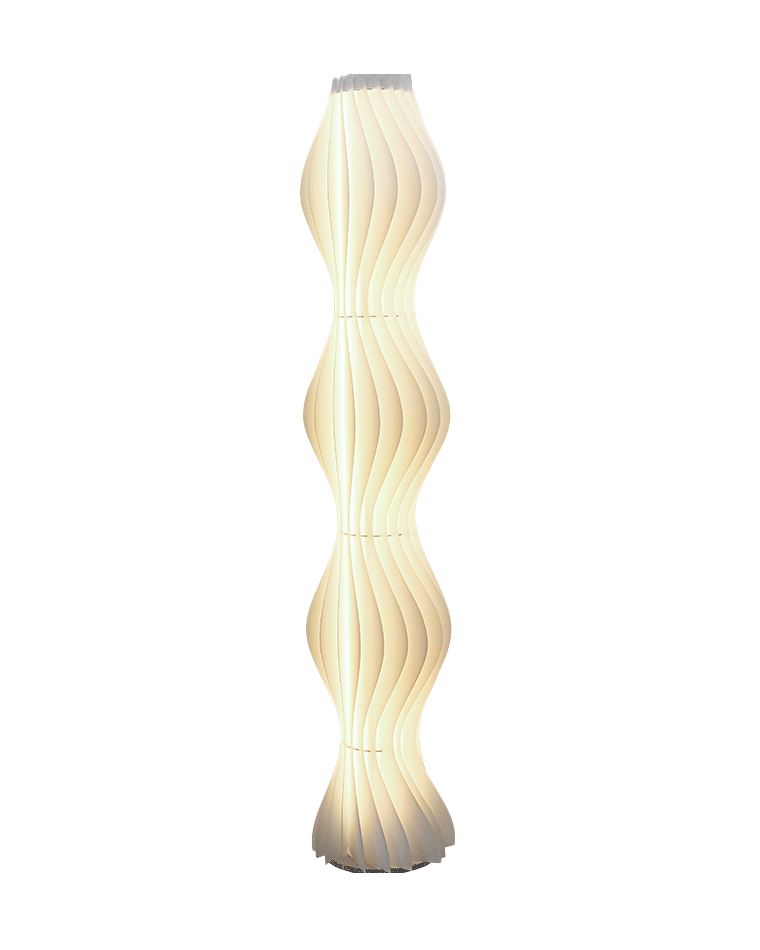 WOMO Wavy Column Stehleuchte mit Hue Dimmer-WM7074