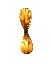 WOMO Twisted Tower Holz Stehlampe-WM7044