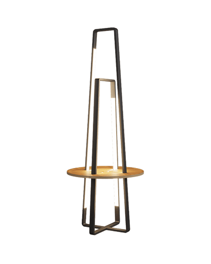 WOMO Tower Floor Lamp with Shelf-WM7048