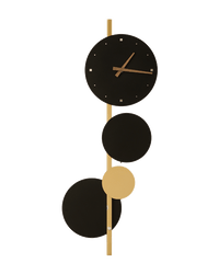 Horloge murale sculpturale WOMO avec lumière LED - WM6087