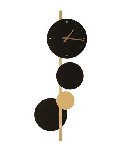 WOMO  Sculptural Wall Clock with Led Light-WM6087