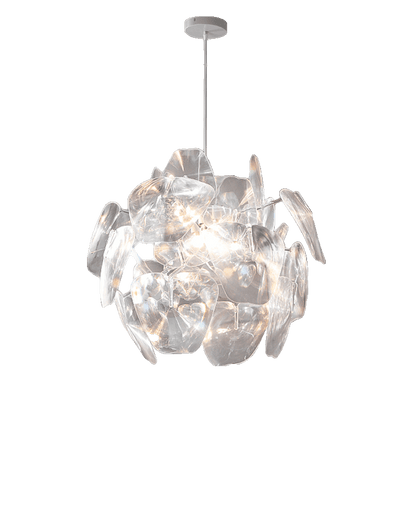 WOMO Mirrored Lucite Chandelier-WM2197