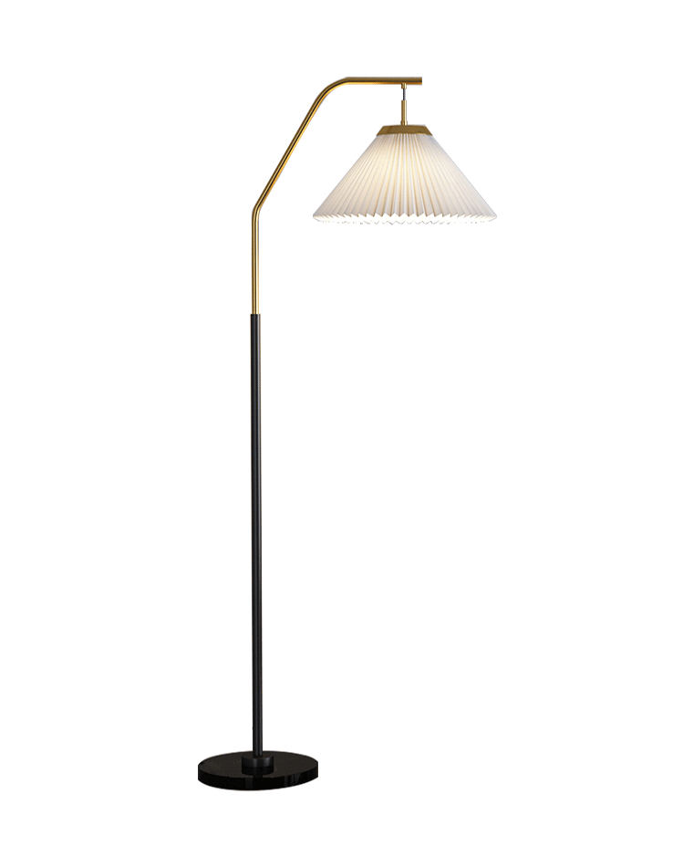 WOMO Pleated Hanging Floor Lamp-WM7066