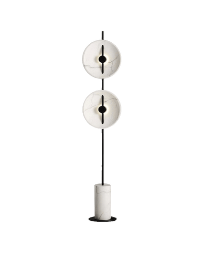 WOMO 2-bulb Marble Floor Lamp-WM7032
