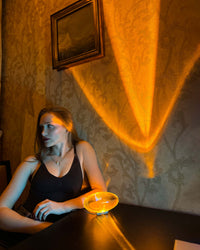 Lampe de table projecteur d'étoiles en verre WOMO - WM8000