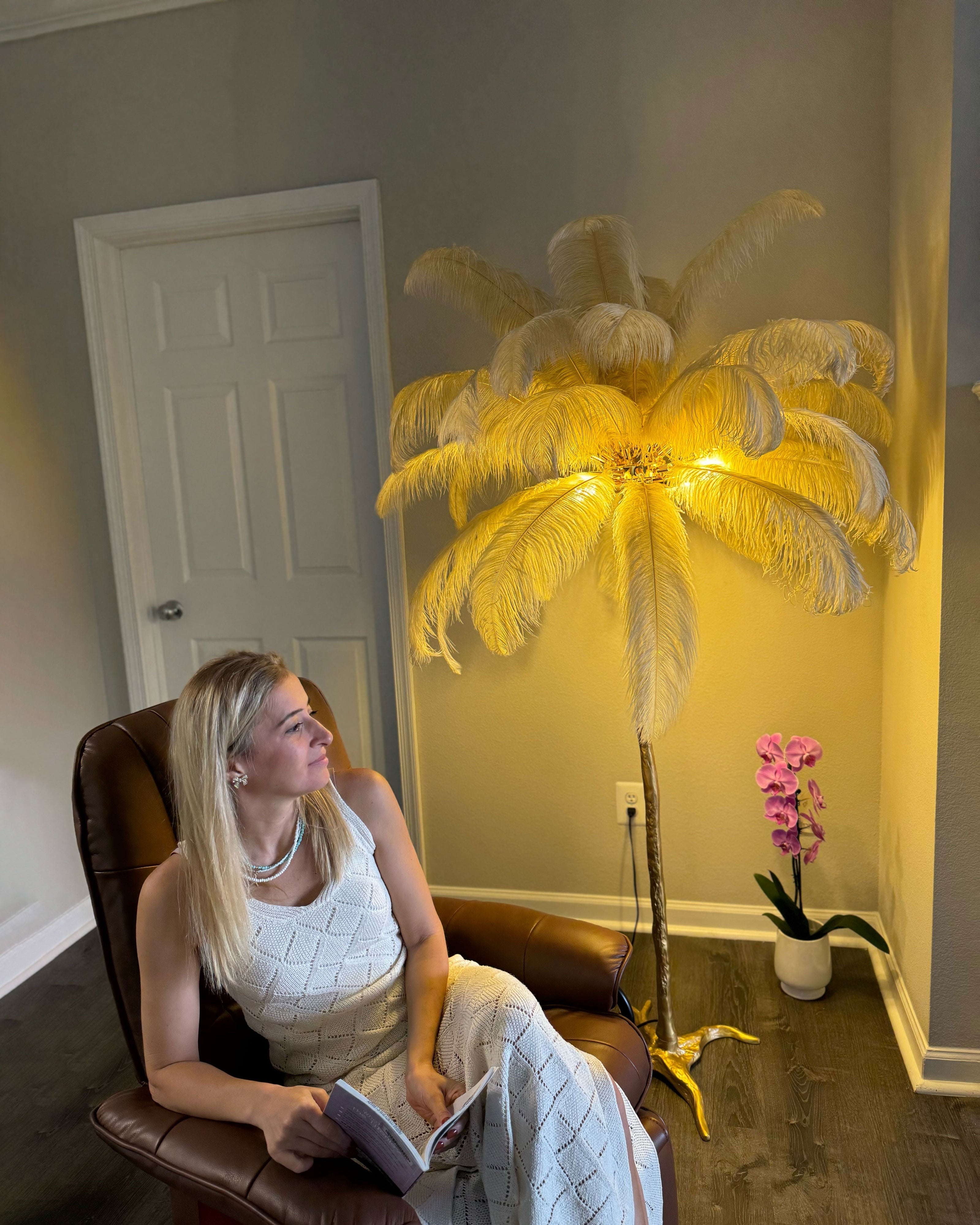 WOMO Fan Palm Floor Lamp -WM7000
