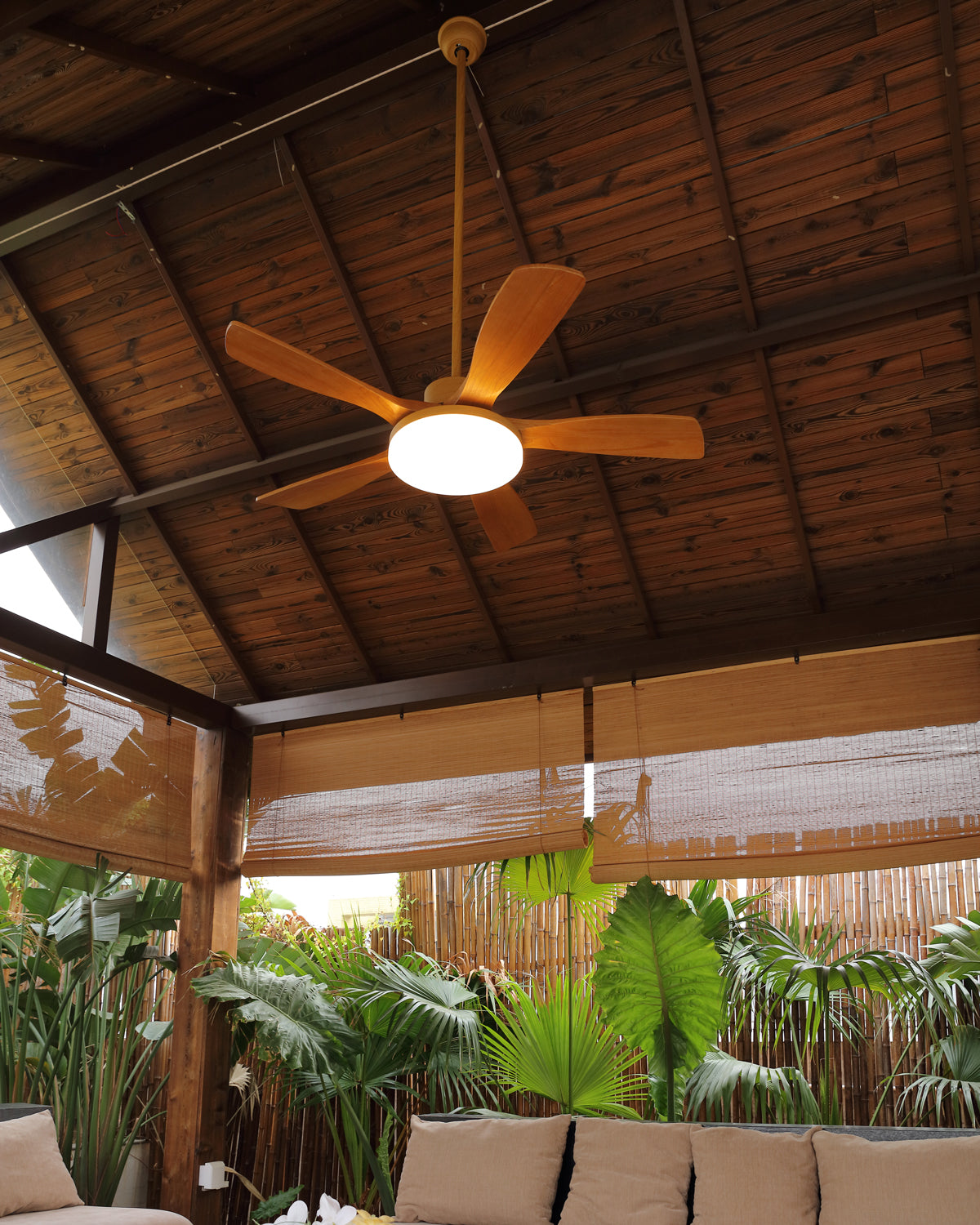WOMO Scandi Wende-Deckenventilator mit Licht-WM5002
