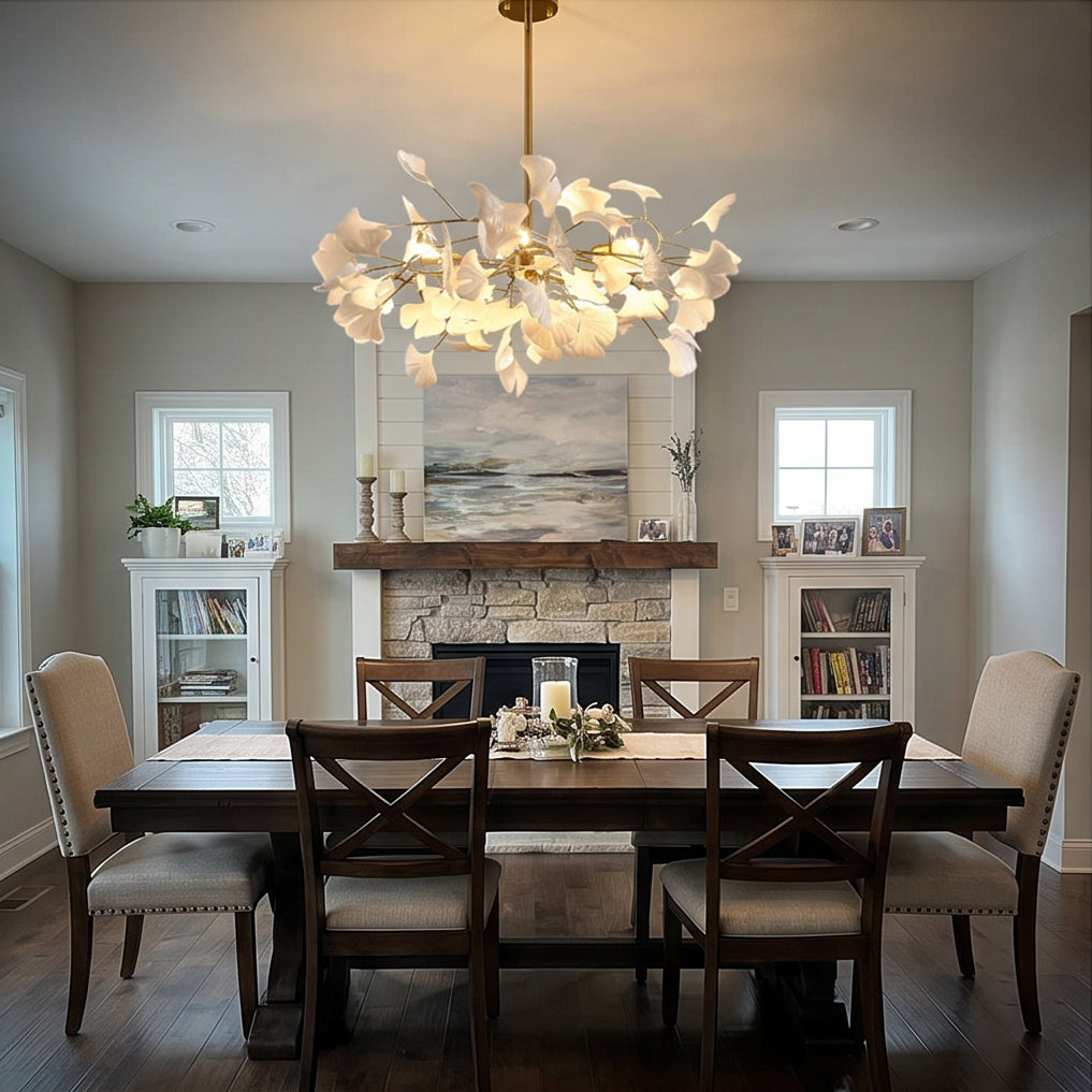 WOMO Ginkgo Leaf Chandelier-WM2205