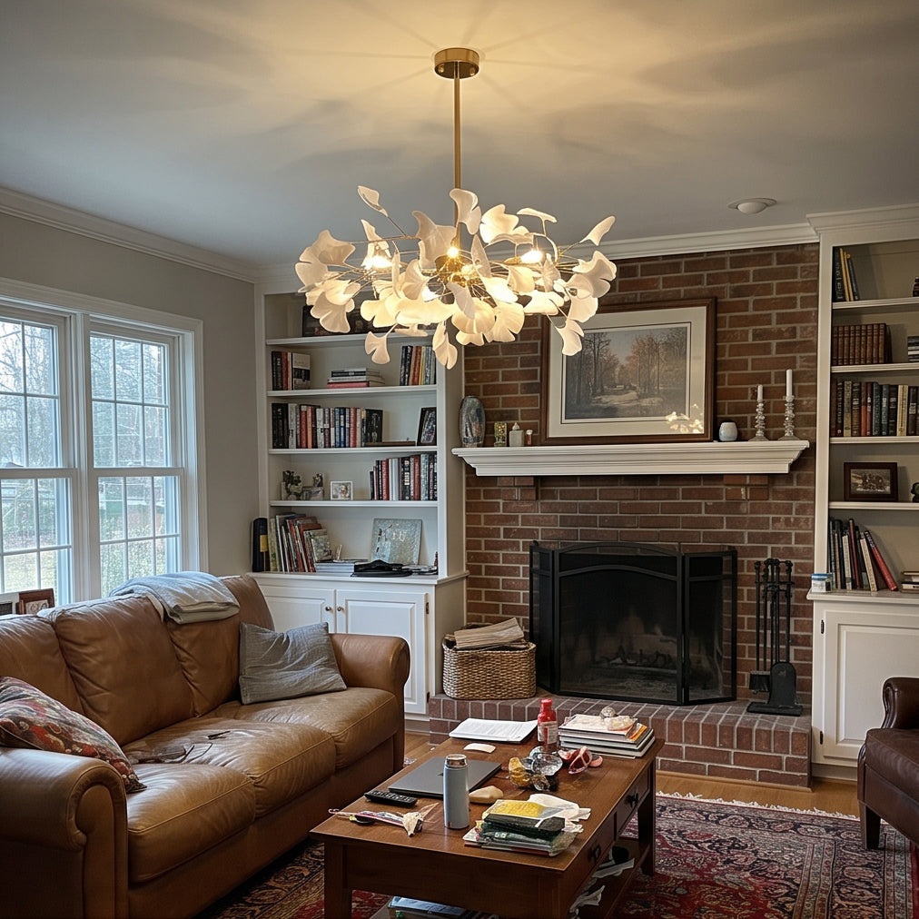 WOMO Ginkgo Leaf Chandelier-WM2205