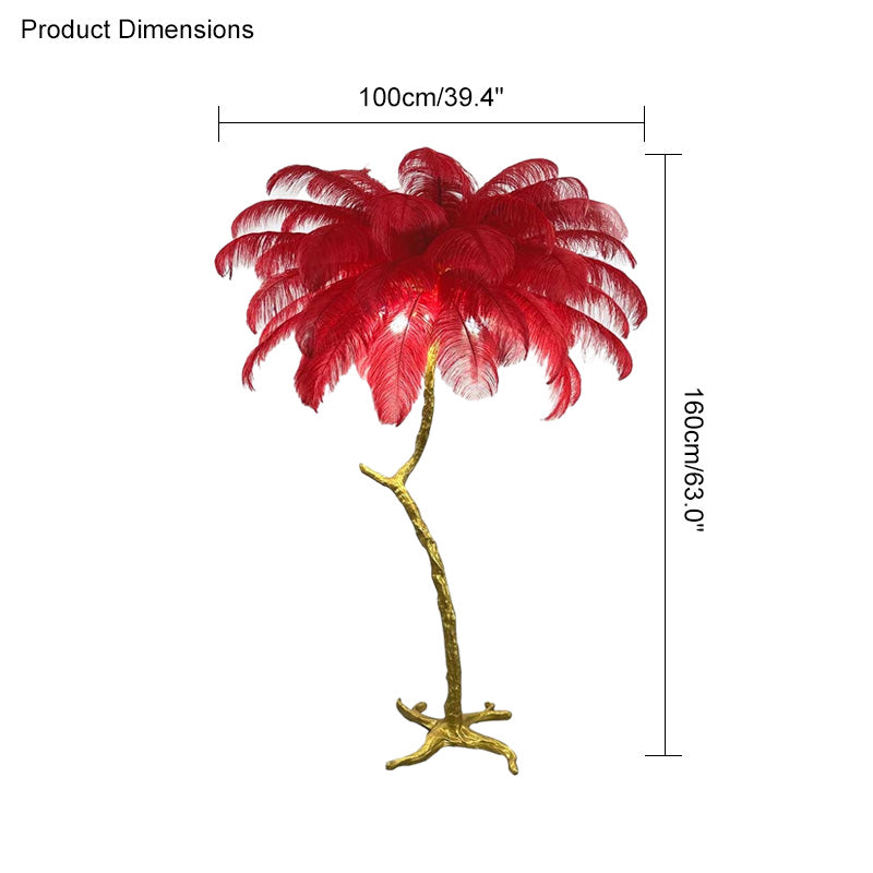 WOMO Fan Palm Floor Lamp -WM7000