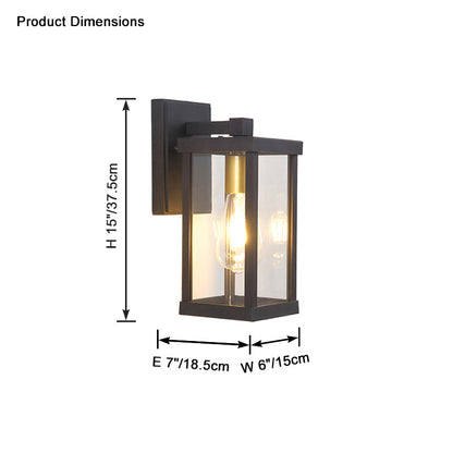 WOMO Outdoor Wall Lantern-WM9157