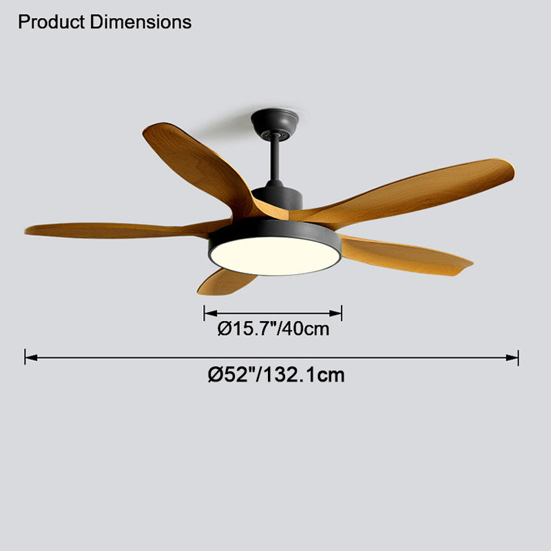 WOMO Scandi Wende-Deckenventilator mit Licht-WM5002