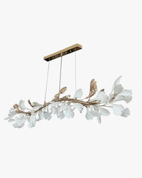 WOMO Dining Room Chandelier White Gold Porcelain-WM2420
