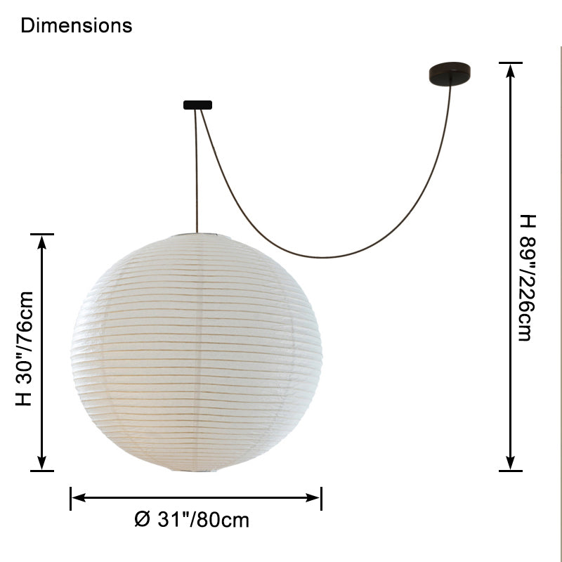 WOMO Suspension boule en soie – WM2965