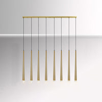 WOMO Röhren-Linear-Kronleuchter - WM2909