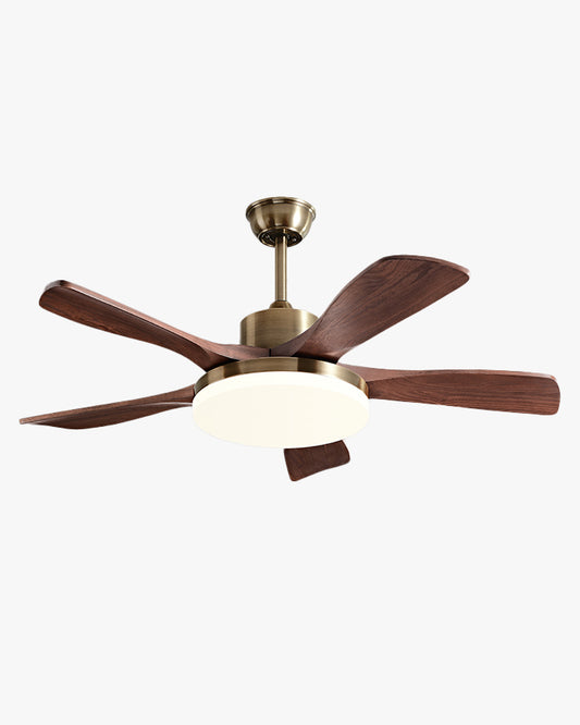 WOMO Mid Century Modern Ceiling Fan Lamp - WM5228a