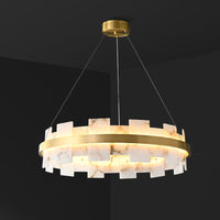 Lustre rond WOMO Gold Alabaster-WM2394
