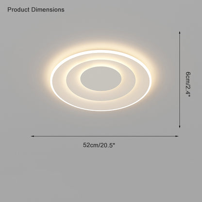 WOMO Geometric Flush Mount Ceiling Light-WM1084